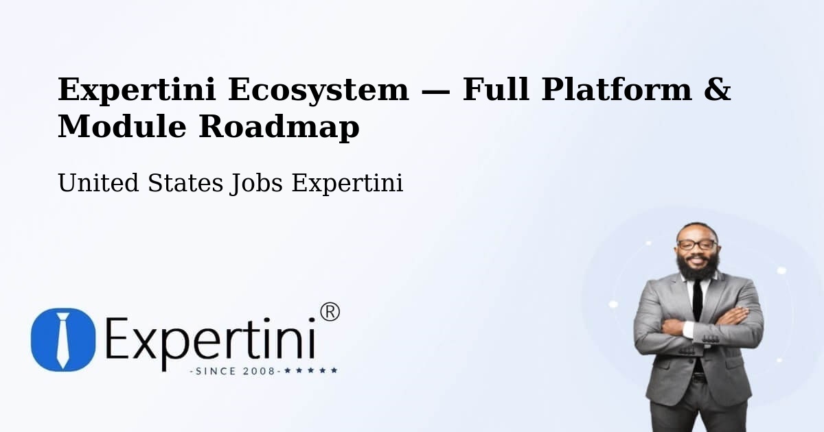 Expertini Ecosystem — Full Platform & Module Roadmap – Belfast